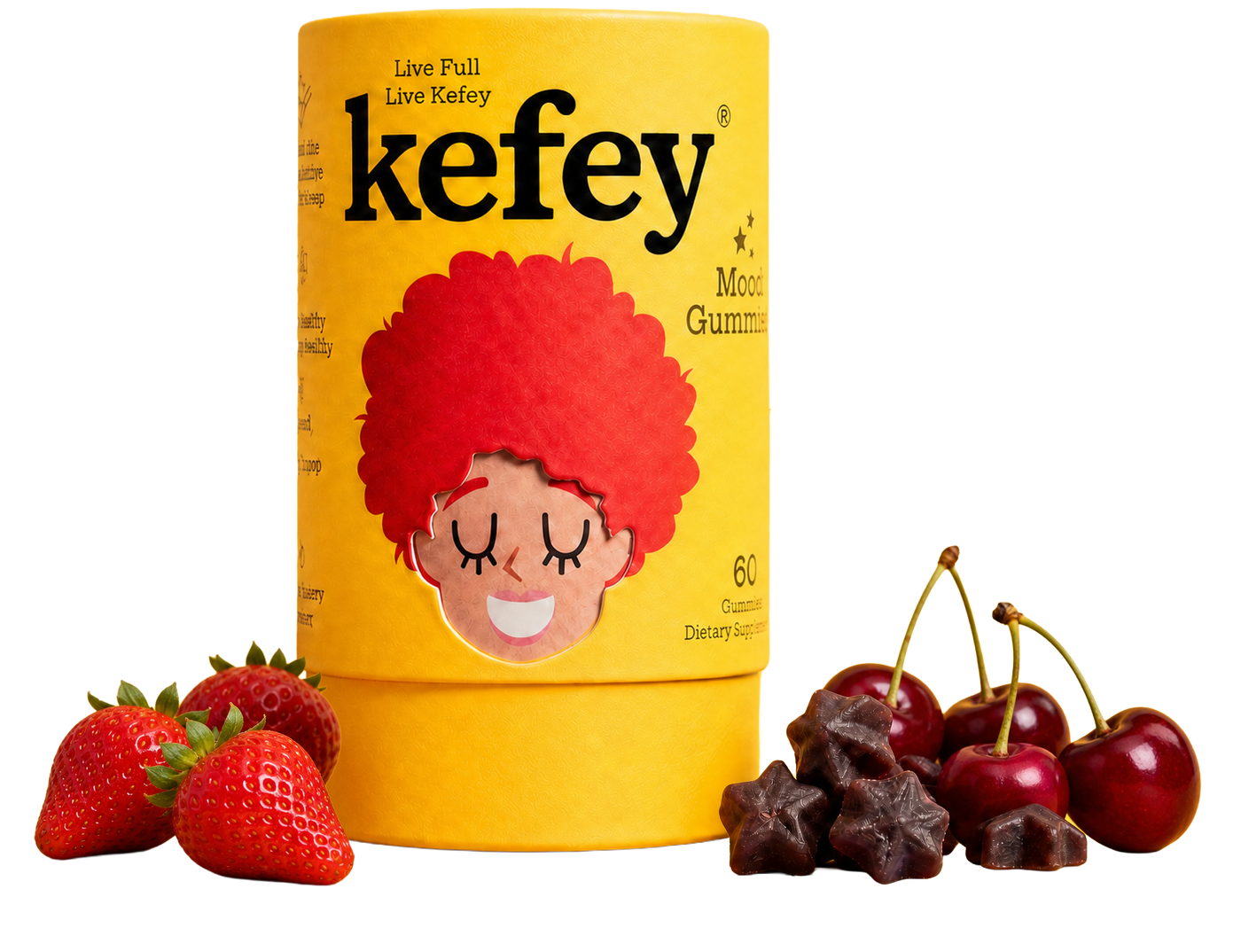 Each Serving (2 Gummies) = Nature, Concentrated with Joy