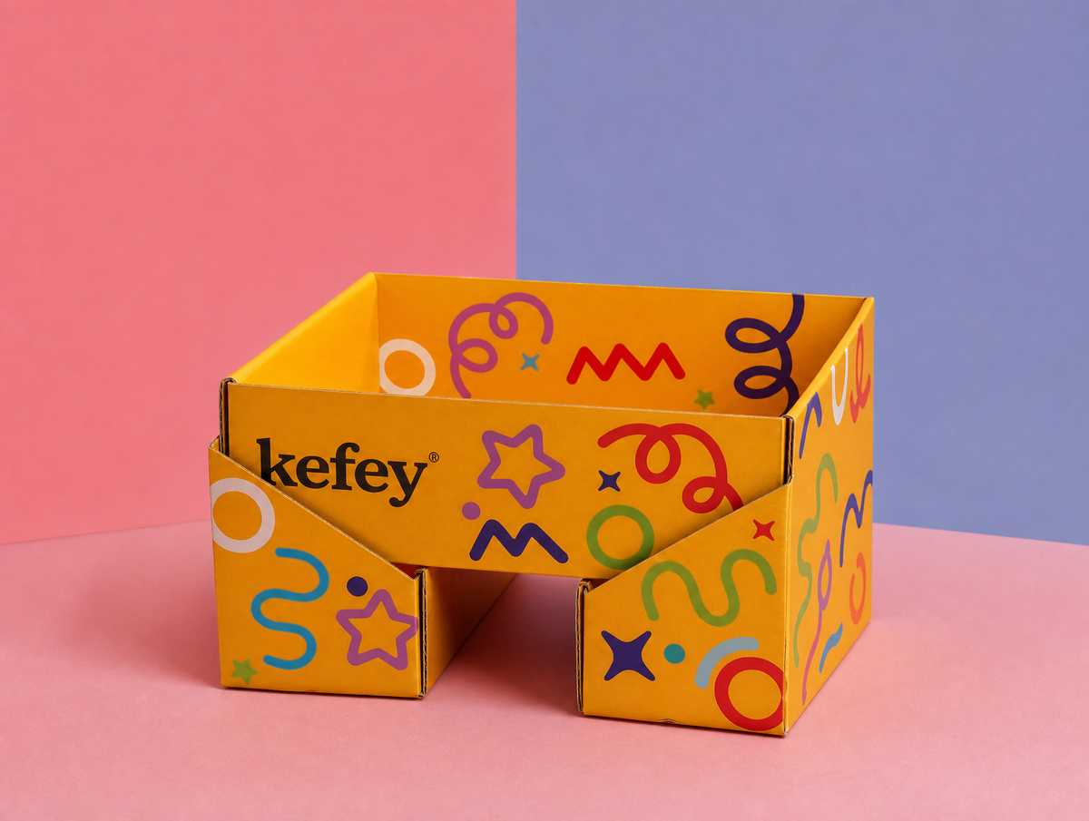 Reusable Shipping Box - Turns Into a Shelf After Delivery